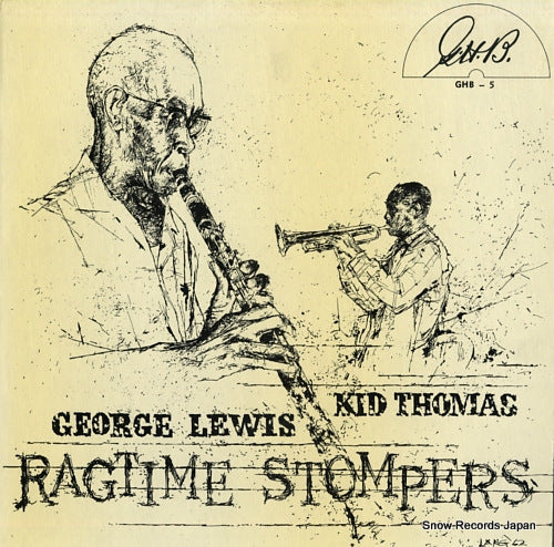 THOMAS, KID / GEORGE LEWIS kid thomas-george lewis ragtime stompers GHB-5