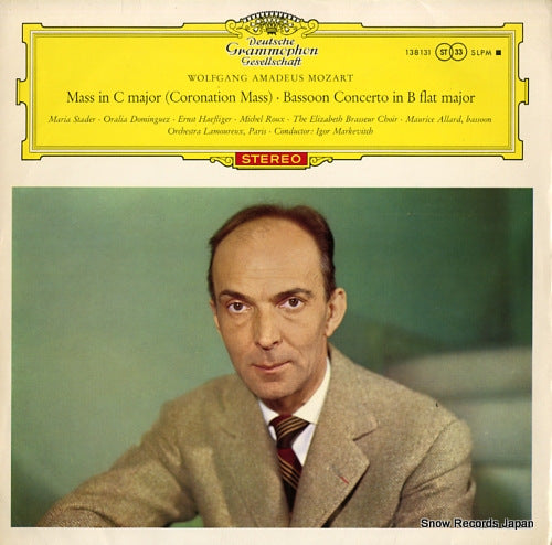 MARKEVITCH, IGOR mozart; mass in c major (coronation mass) SLPM138131