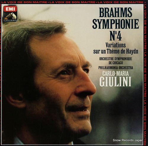 GIULINI, CARLO MARIA brahms; symphonie no4 / variations sur un theme de haydn 2910461
