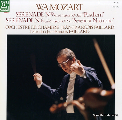 PAILLARD, JEAN-FRANCOIS mozart; serenade no.9 en re majeur kv320 "posthorn" REL-3201