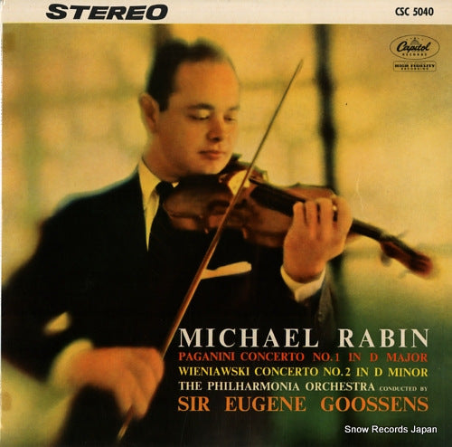 RABIN, MICHAEL paganini; concerto no.1 in d major CSC5040