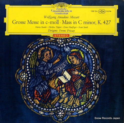 FRICSAY, FERENC mozart; grosse messe in c-moll / mass in c minor, k.427 SLPM138124