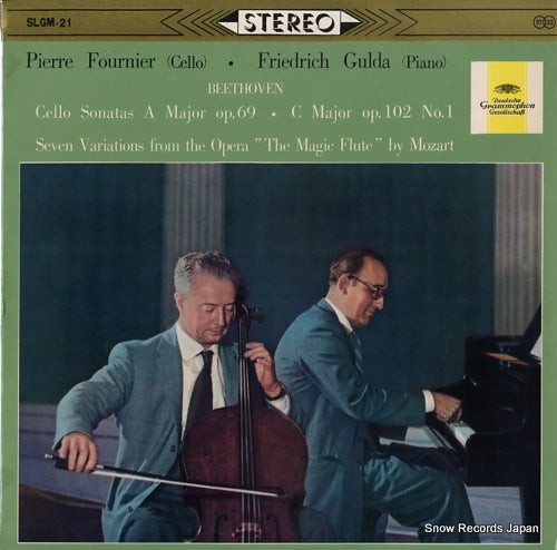 FOURNIER, PIERRE / FRIEDRIC GULDA beethoven; cello sonatas a major op.69 SLGM-21
