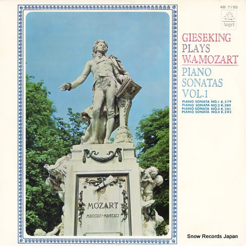 GIESEKING, WALTER gieseking plays w.a. mozart / piano sonata vol.1 AB-7195