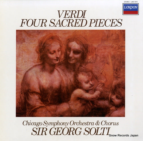 SOLTI, GEORG verdi; four sacred pieces L28C-1972