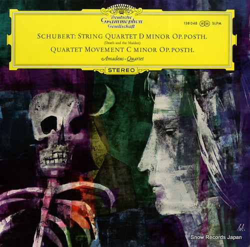 AMADEUS QUARTET schubert; string quartet d minor op.posth. / quartet movement c minor op.posth. 138048