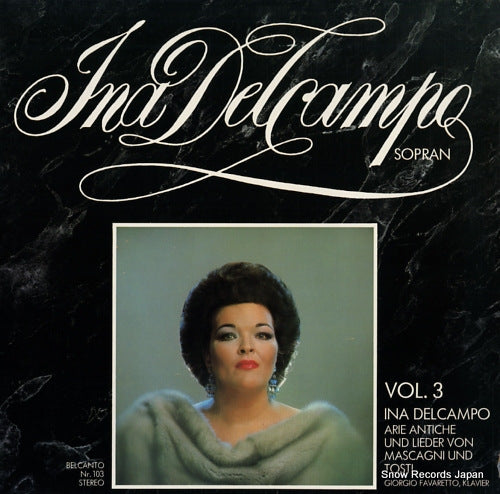 DELCAMPO, INA arie antiche und lieder von mascagni und tosti BELCANTO103