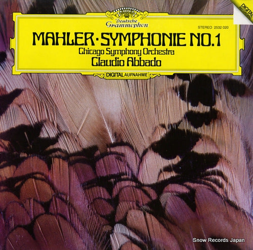 ABBADO, CLAUDIO mahler; symphonie no.1 2532020