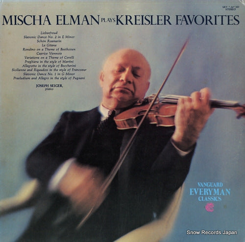 ELMAN, MISCHA / SEIGER, JOSEPH mischa elman plays kreisler favorites SRV367SD