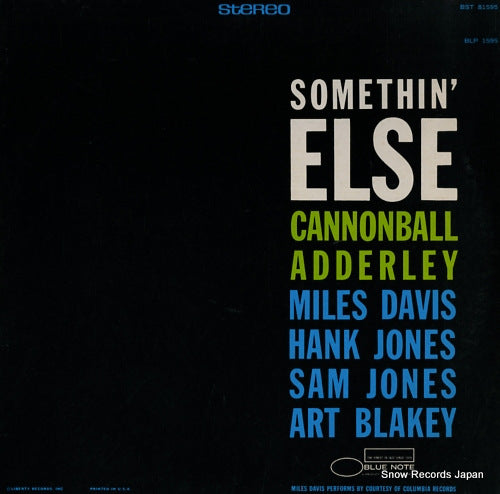 ADDERLEY, CANNONBALL somethin' else BST-81595