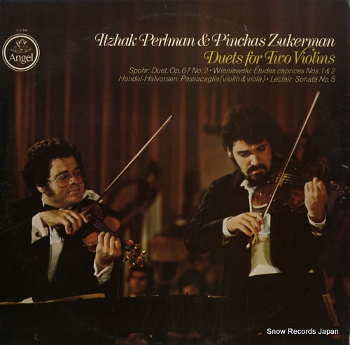 PERLMAN, ITZHAK, AND PINCHAS ZUKERMAN duets for two violins S-37406