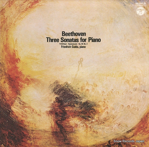 GULDA, FRIEDRICH beethoven; three sonatas for piano OQ-7099-CH