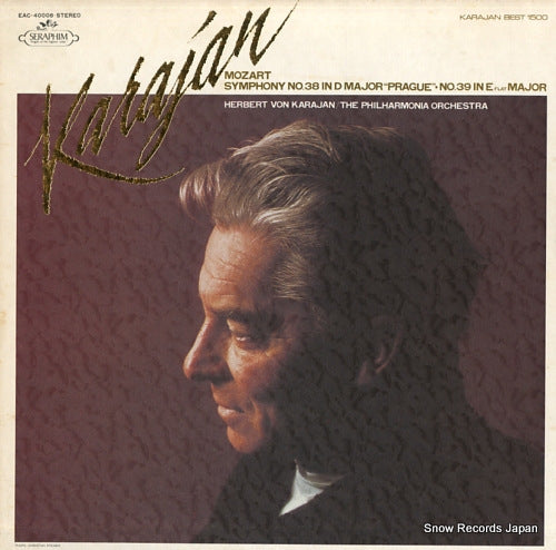 KARAJAN, HERBERT VON mozart; symphony no.38 in d major "prague" / no.39 in e flat major EAC-40008
