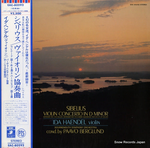 HAENDEL, IDA sibelius; violin concerto in d minor EAC-80292
