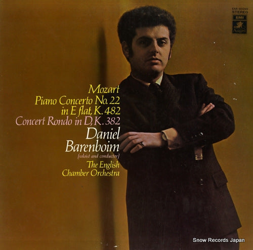 BARENBOIM, DANIEL mozart; piano concerto no.22 in e flat k.482 EAA-80099