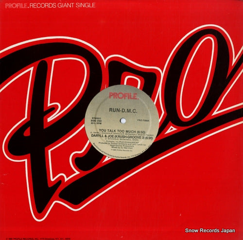 RUN-DMC you talk too much PRO-7069