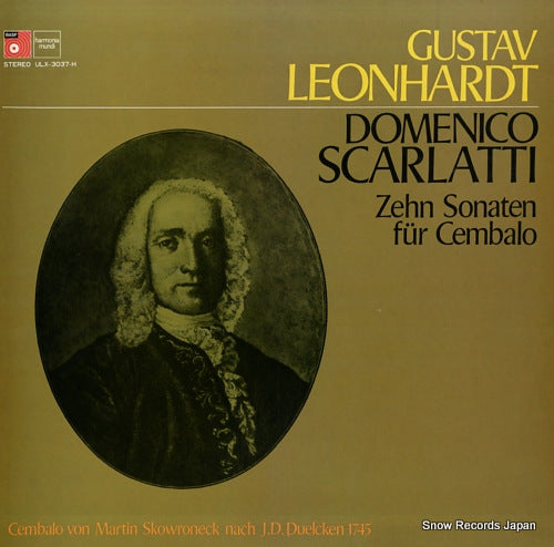 LEONHARDT, GUSTAV scarlatti; zehn sonaten fur cembalo ULX-3037-H