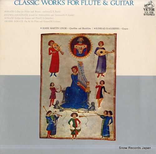 LINDE, HANS-MARTIN / KONRAD RAGOSSNIG classic works for flute & guitar VX-106