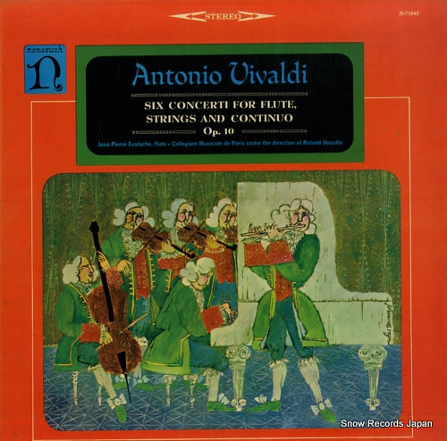 DOUATTE, ROLAND antonio vivaldi; six concerti for flute, strings and continuo op.10 H-71042