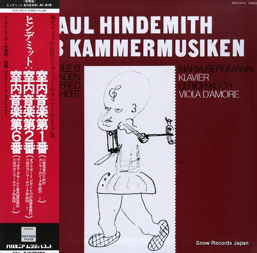 BERGMANN, MARIA hindemith; die 3 kammermusiken KUX-3187-H