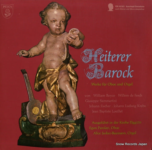 PAROLARI, EGON, AND ALICE JUCKER-BAUMANN heiterer barock (werke für oboe und orgel) PSR40563