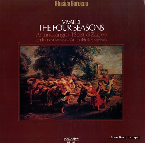 JANIGRO, ANTONIO vivaldi; the four seasons GT1162