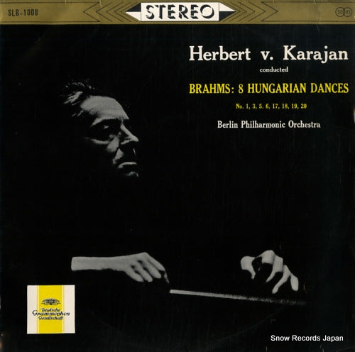 KARAJAN, HERBERT VON brahms; 8 hungarian dances SLG-1008