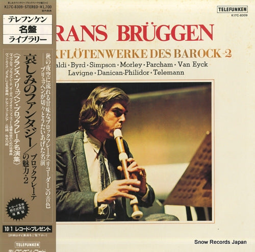 BRUGGEN, FRANS blockflotenwerke des barock 2 K17C-8309