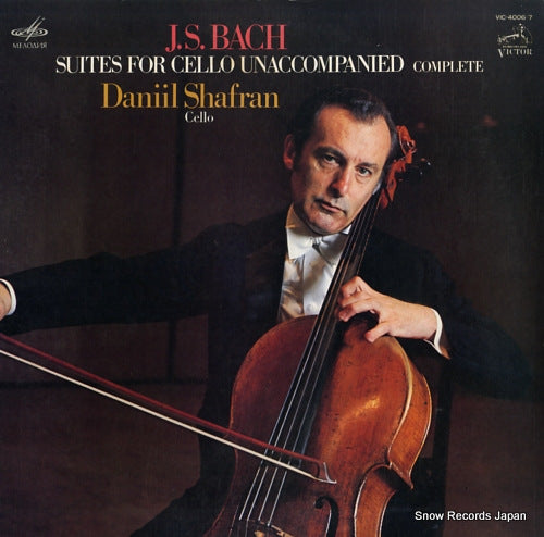 SHAFRAN, DANIIL bach; suites for cello unaccompanied complete VIC-4006