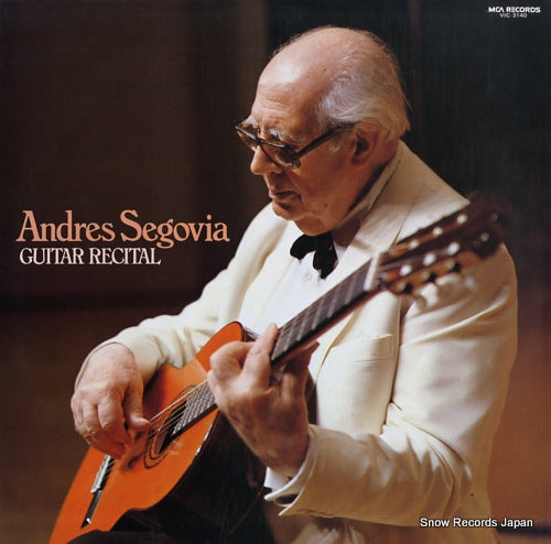 SEGOVIA, ANDRES guitar recital VIC-3140