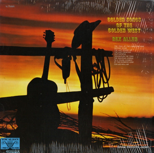 ALLEN, REX golden songs of the golden west VL73885