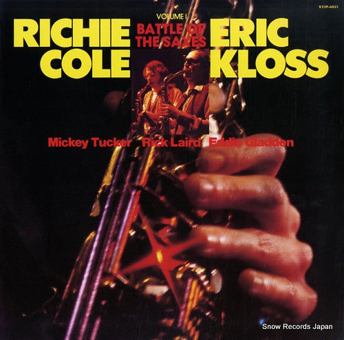COLE, RICHIE / ERIC KLOSS battle of the saxes K22P-6031