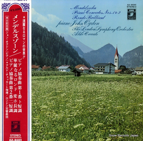OGDON, JOHN mendelssohn; piano concertos nos.1 & 2 AA-8685