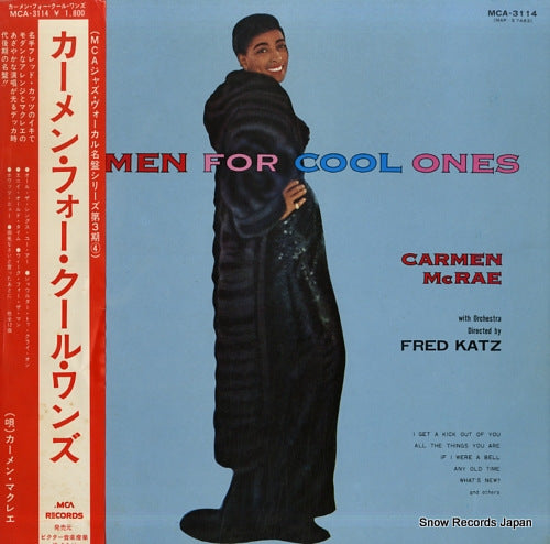 MCRAE, CARMEN carmen for cool ones MCA-3114