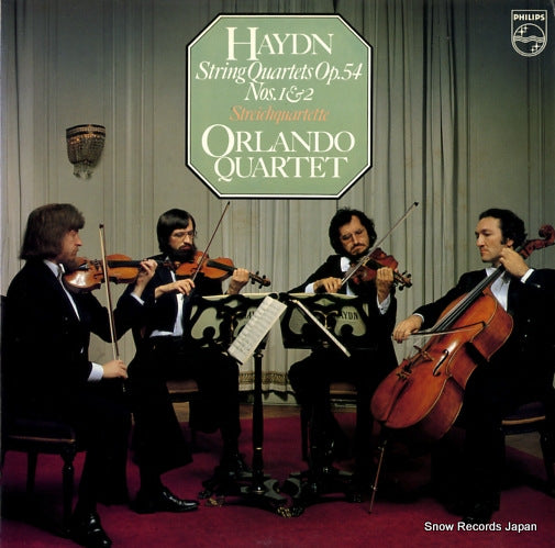 ORLANDO QUARTET haydn; string quartets op.54 nos.1 & 2 27PC-65