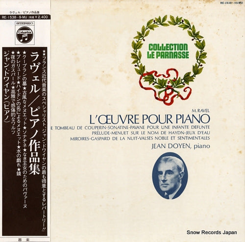 DOYEN, JEAN ravel; l'oeuvre pour piano RE-1538-9MU