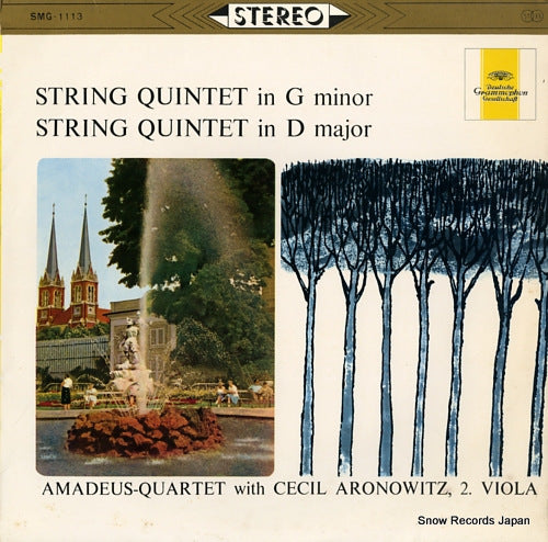 AMADEUS QUARTET mozart; string quintet in g minor / string quintet in d major SMG-1113
