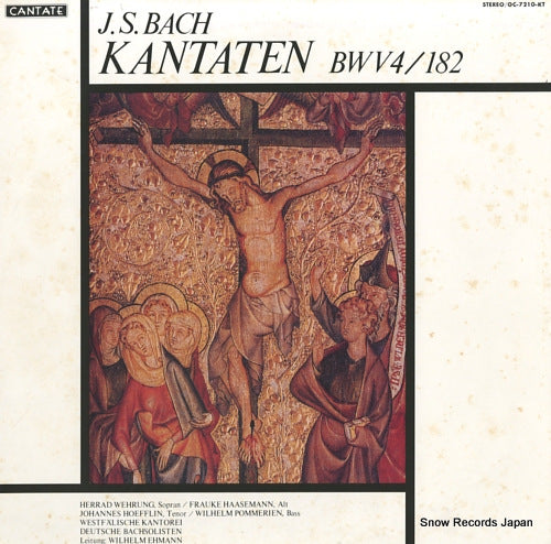 EHMANN, WILHELM bach; kantaten bwv 4, bwv 182 OC-7210-KT
