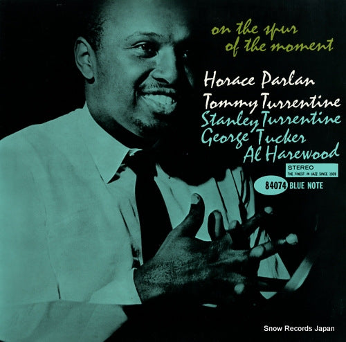 PARLAN, HORACE on the spur of the moment BN4074