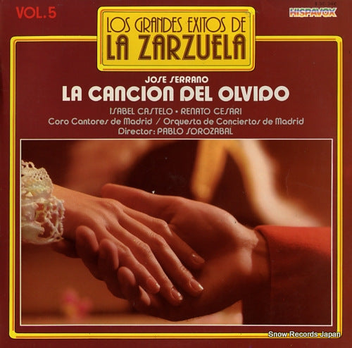 SOROZABAL, PABLO la cancion del olvido S30.046
