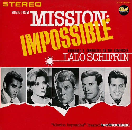 SCHIFRIN, LALO music from "mission: impossible" SJET-8035