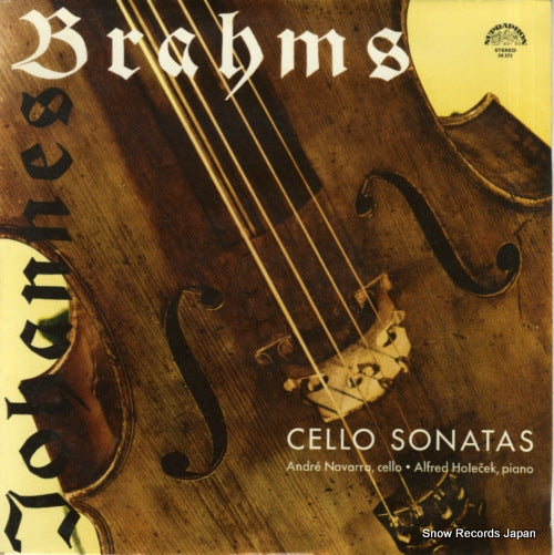 NAVARRA, ANDRE brahms; cello sonatas no.1 & 2 SUAST50375