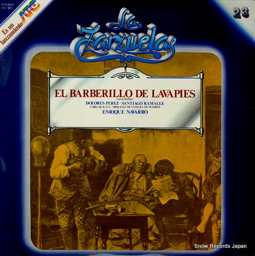 NAVARRO, ENRIQUE el barberillo de lavapies ZCL1023