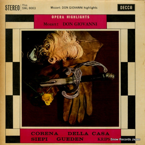 KRIPS, JOSEF mozart; don giovanni - opera highlights SWL8003