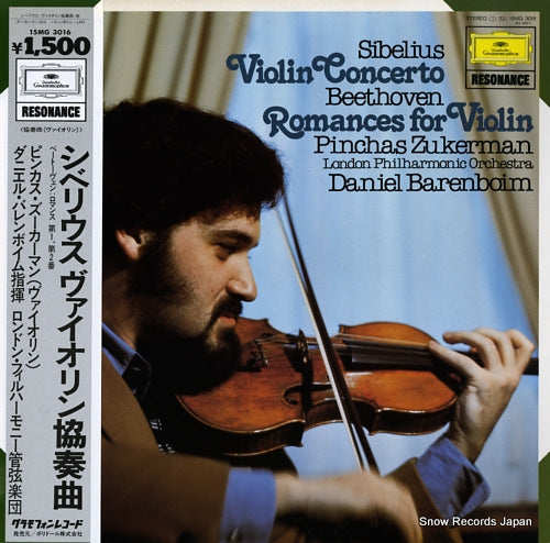 ZUKERMAN, PINCHAS sibelius; violin concerto 15MG3016