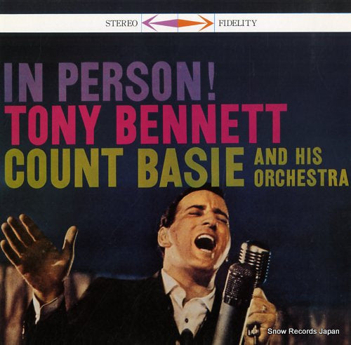 BENNETT, TONY, AND COUNT BASIE in person! 20AP1418