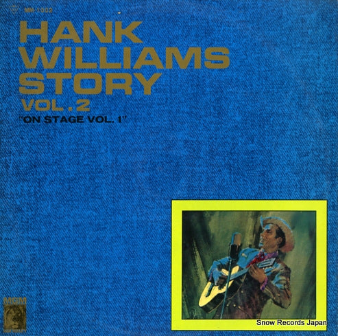WILLIAMS, HANK hank williams story vol.2 "on stage vol.1" MM-1002