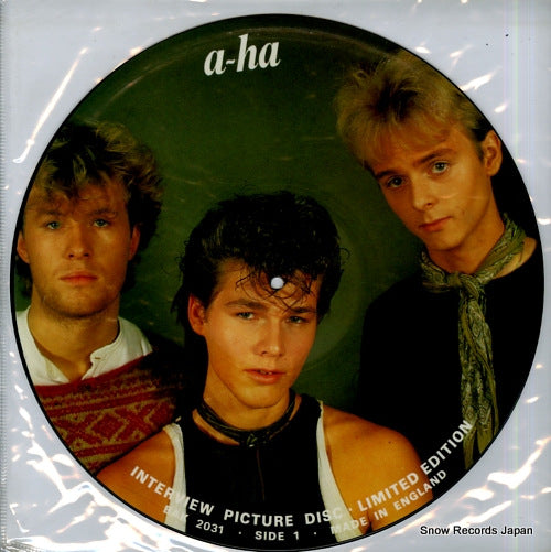 A-HA interview picture disc limited edition BAK2031