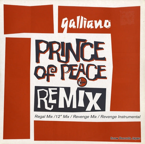 GALLIANO prince of peace (remix) TLKXR24