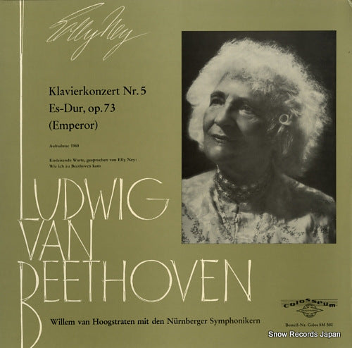 NEY, ELLY beethoven; klavierkonzer nr.5 es-dur op.73 SM502